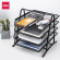 Khay để tài liệu 3 tầng sắt File Tray 9181 (Deli)